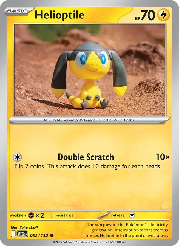 Helioptile, Mega Evolution
