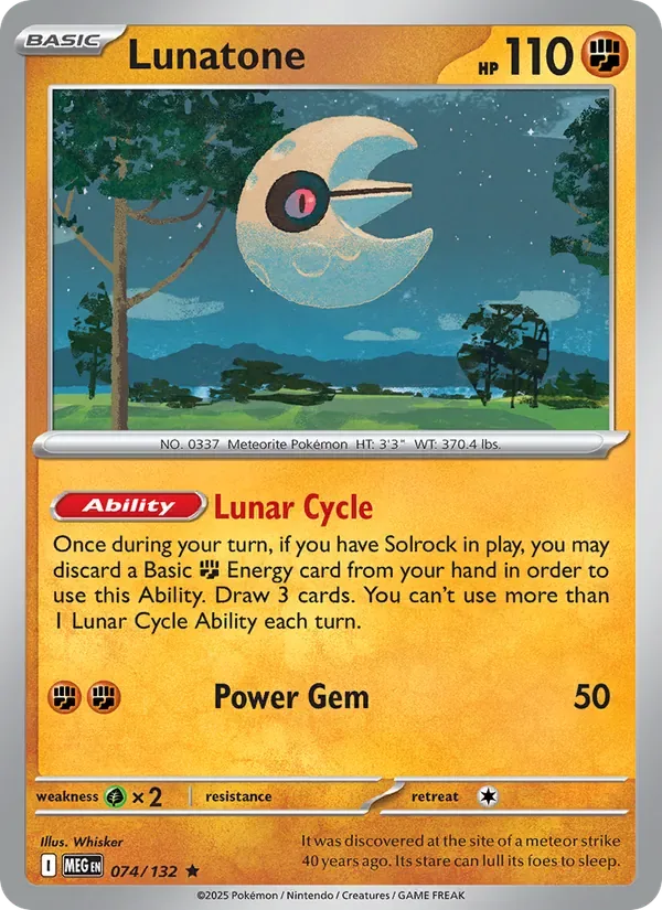 Lunatone, Mega Evolution