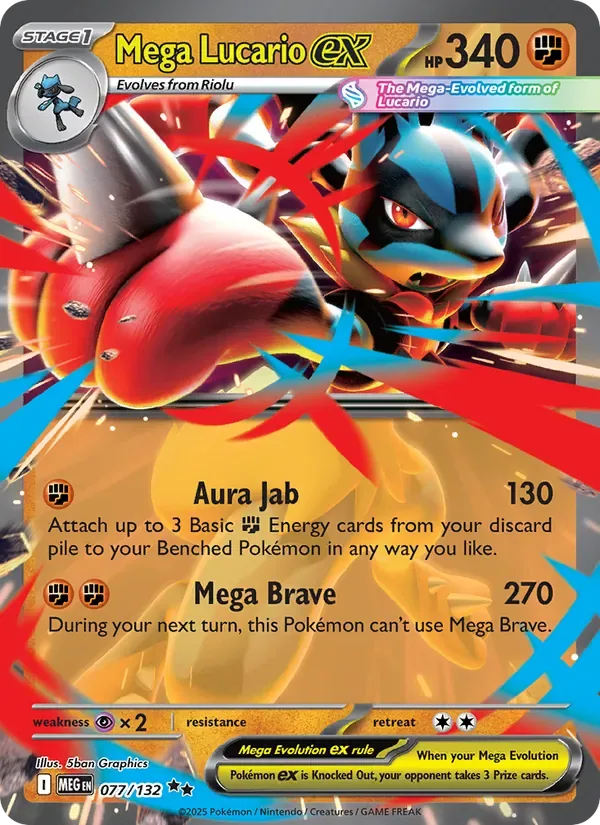 Mega Lucario ex, Mega Evolution