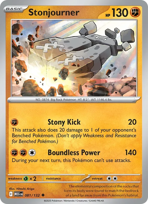 Stonjourner, Mega Evolution