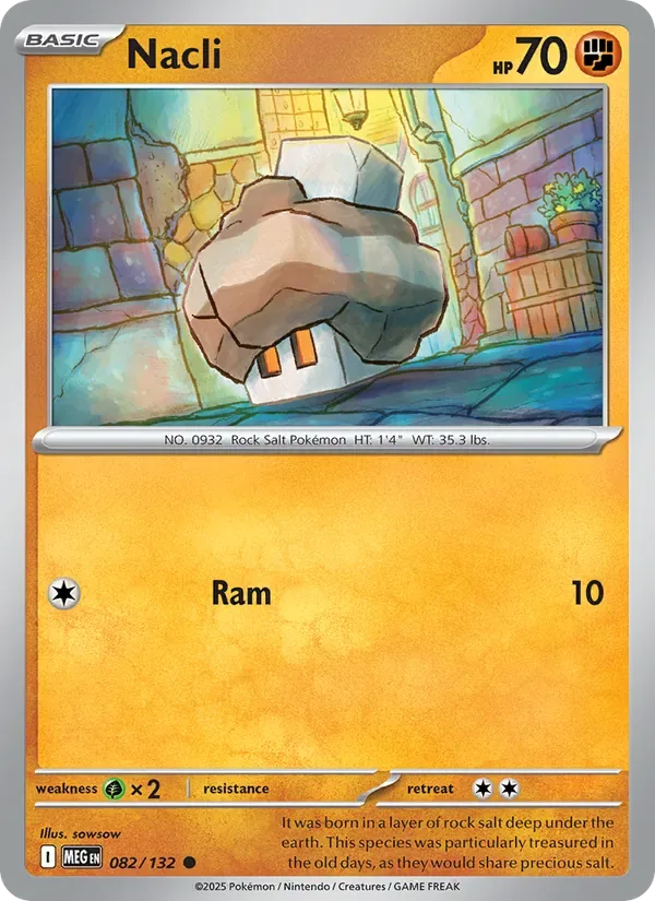 Nacli, Mega Evolution