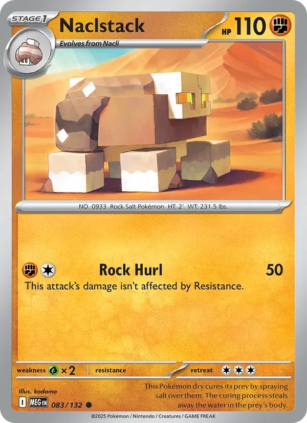 Naclstack, Mega Evolution