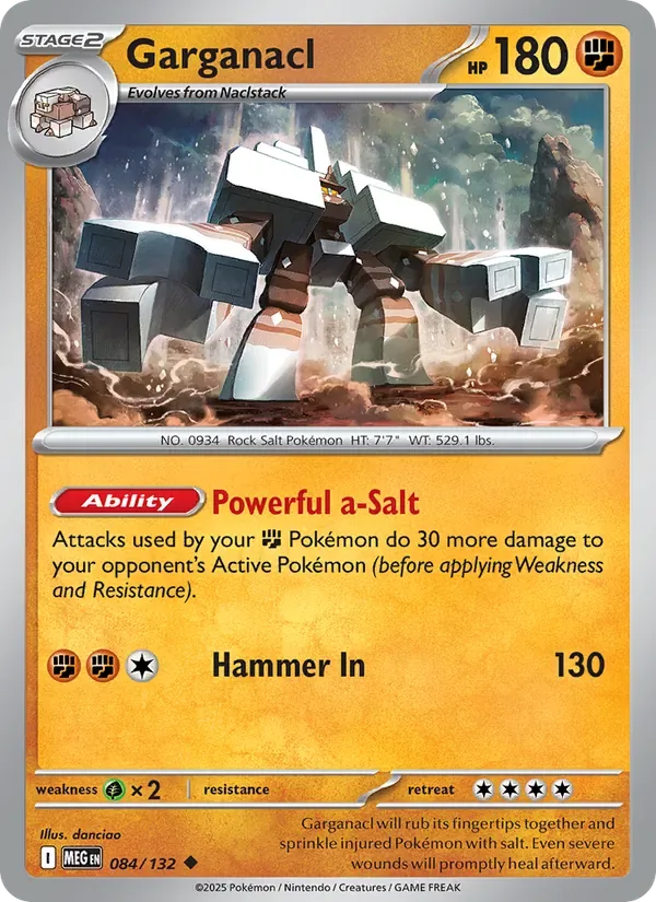 Garganacl, Mega Evolution