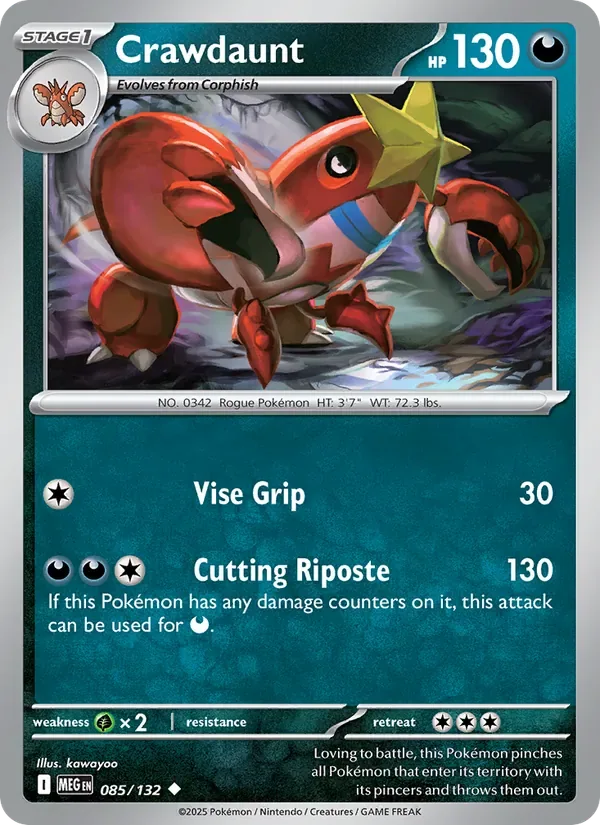 Crawdaunt, Mega Evolution
