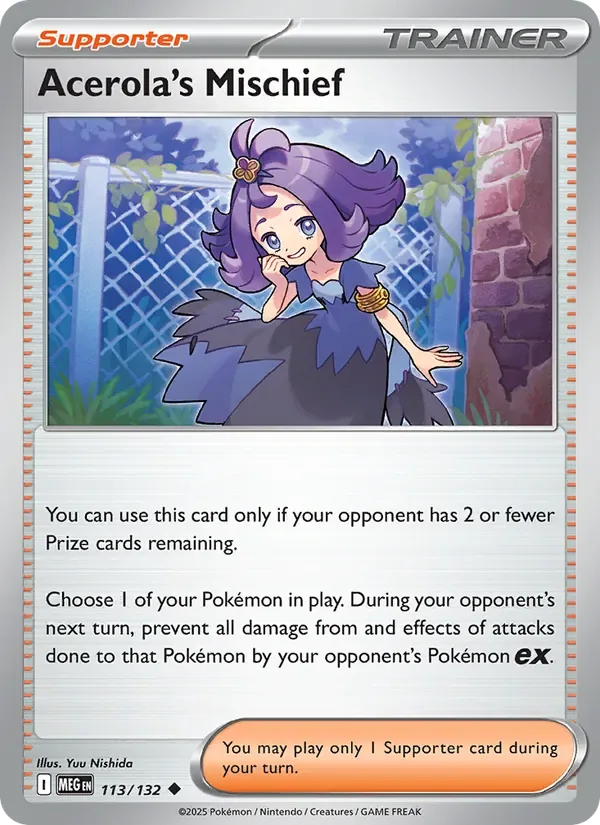 Acerola's Mischief, Mega Evolution