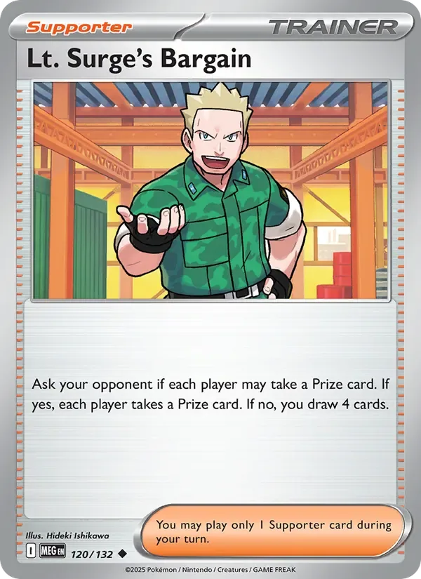 Lt. Surge's Bargain, Mega Evolution