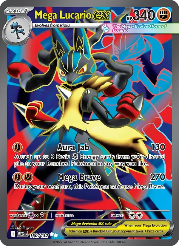 Mega Lucario ex, Mega Evolution