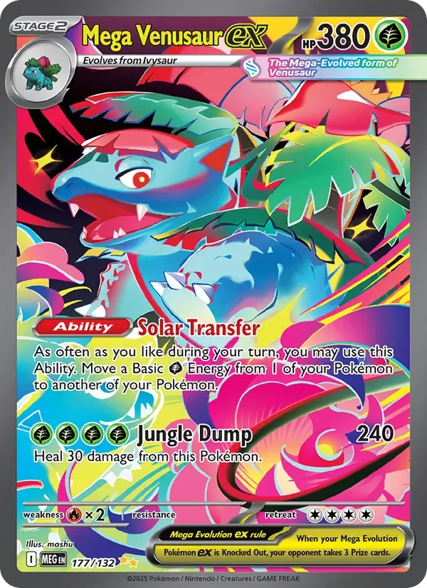 Mega Venusaur ex, Mega Evolution