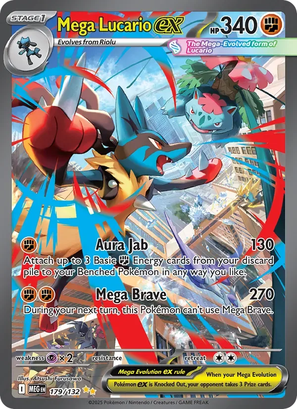 Mega Lucario ex, Mega Evolution