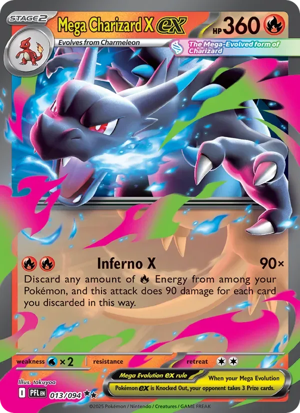 Mega Charizard X ex, Phantasmal Flames