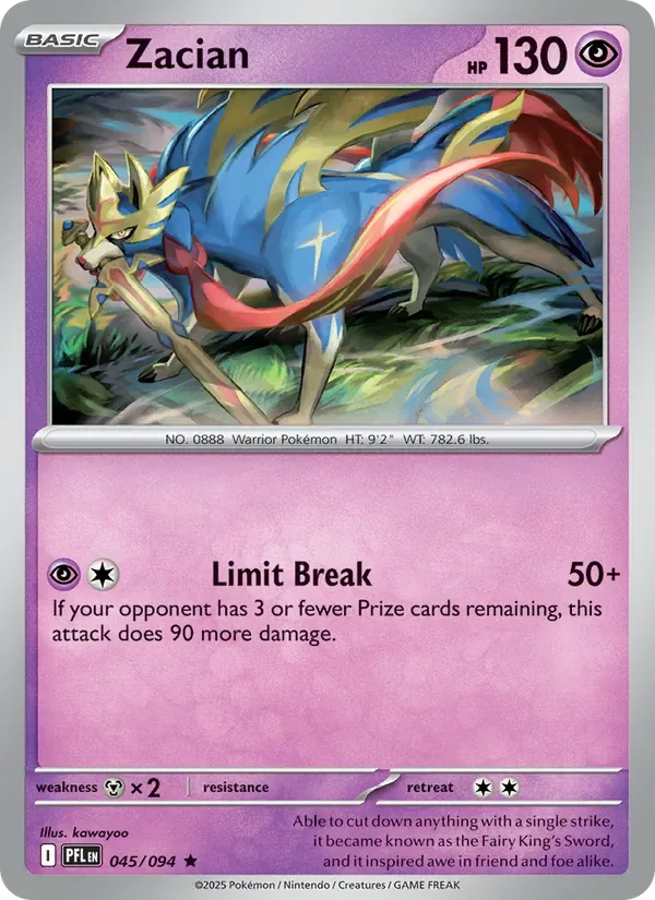 Zacian, Phantasmal Flames