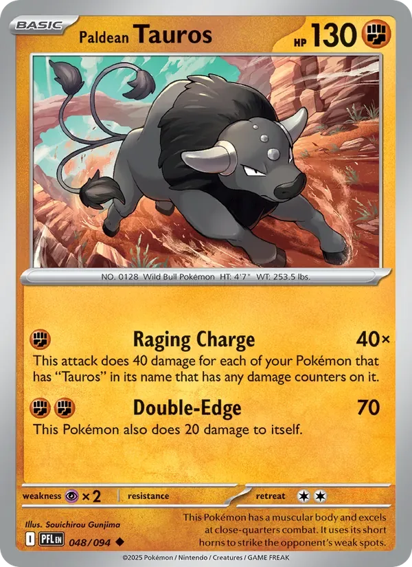 Paldean Tauros, Phantasmal Flames