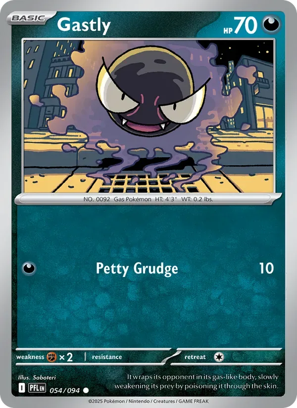 Gastly, Phantasmal Flames