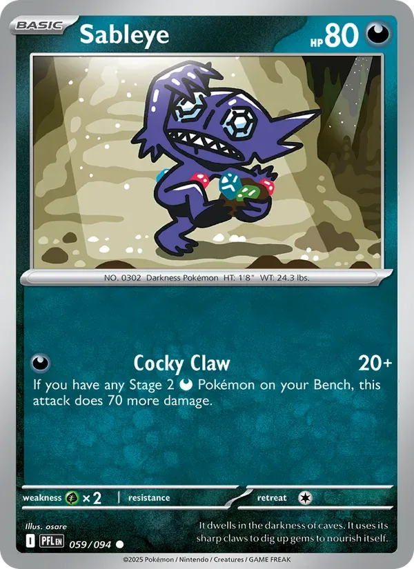 Sableye, Phantasmal Flames