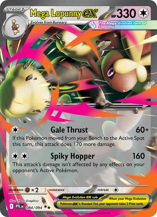 Mega Lopunny ex, Phantasmal Flames