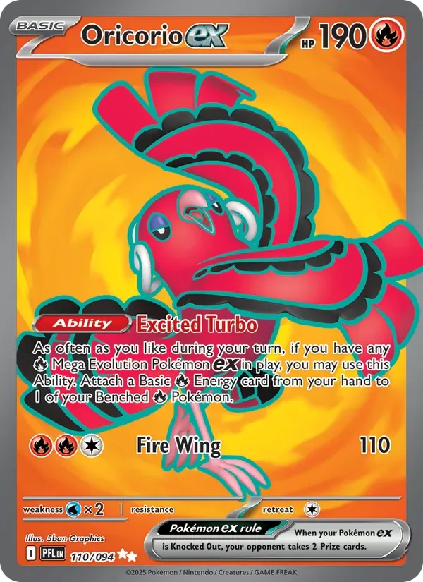 Oricorio ex, Phantasmal Flames