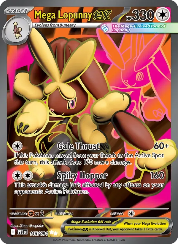 Mega Lopunny ex, Phantasmal Flames
