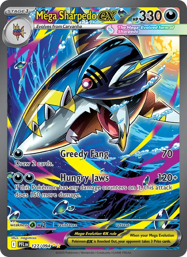 Mega Sharpedo ex, Phantasmal Flames