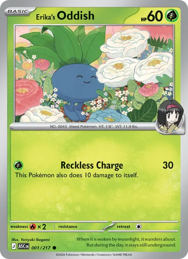 Erika's Oddish, Ascended Heroes