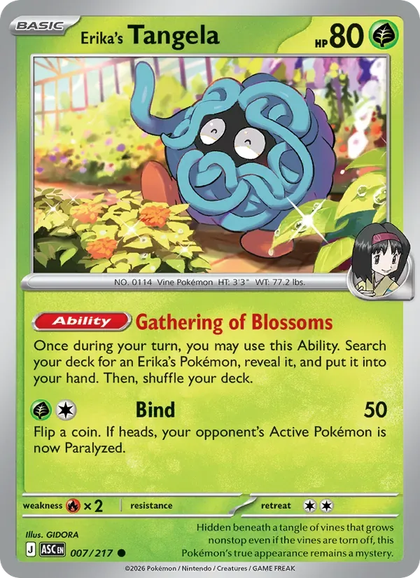 Erika's Tangela, Ascended Heroes