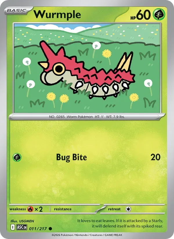 Wurmple, Ascended Heroes
