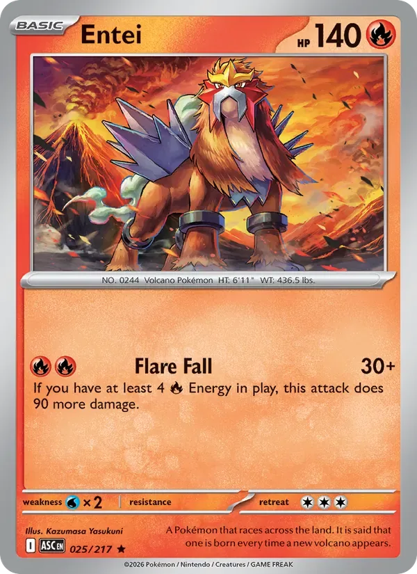 Entei, Ascended Heroes