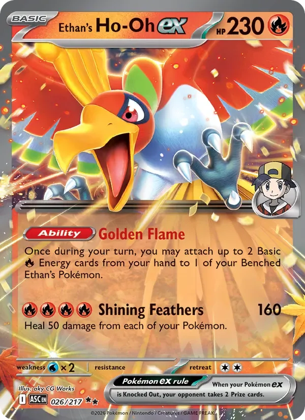 Ethan's Ho-Oh ex, Ascended Heroes