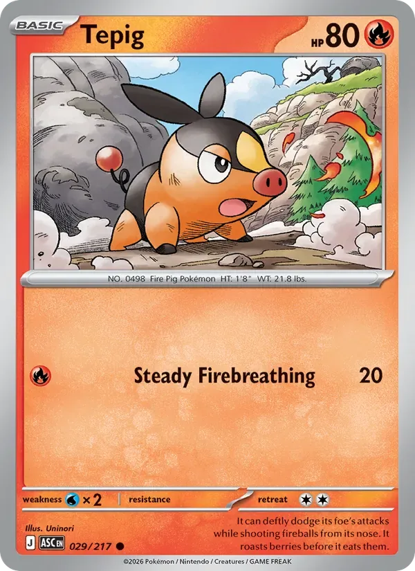 Tepig, Ascended Heroes
