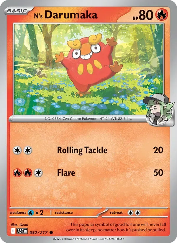 N's Darumaka, Ascended Heroes