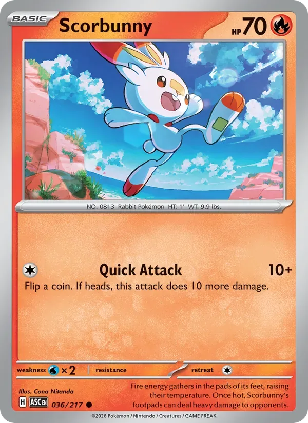 Scorbunny, Ascended Heroes