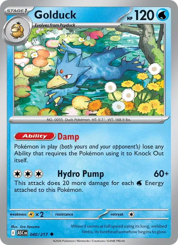 Golduck, Ascended Heroes