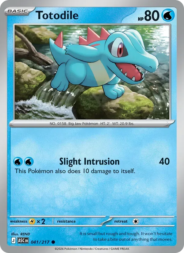 Totodile, Ascended Heroes