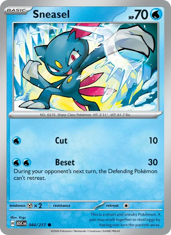 Sneasel, Ascended Heroes