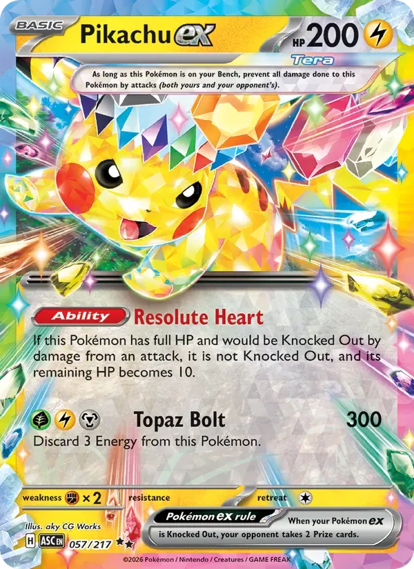 Pikachu ex, Ascended Heroes