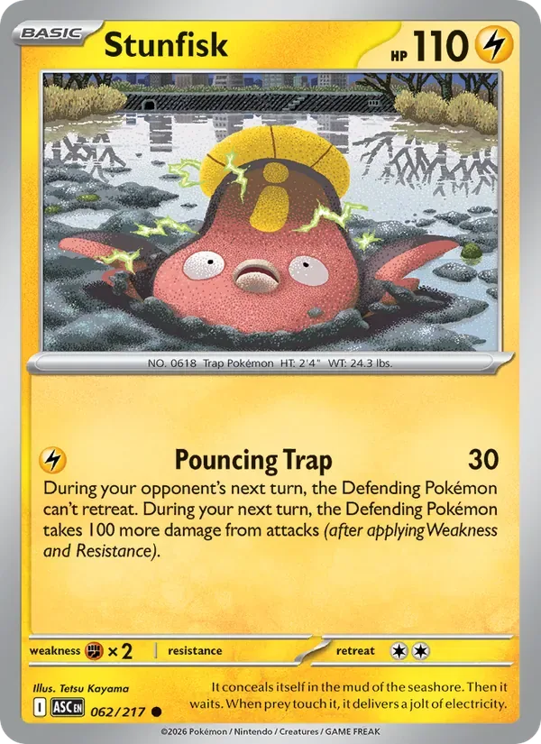 Stunfisk, Ascended Heroes