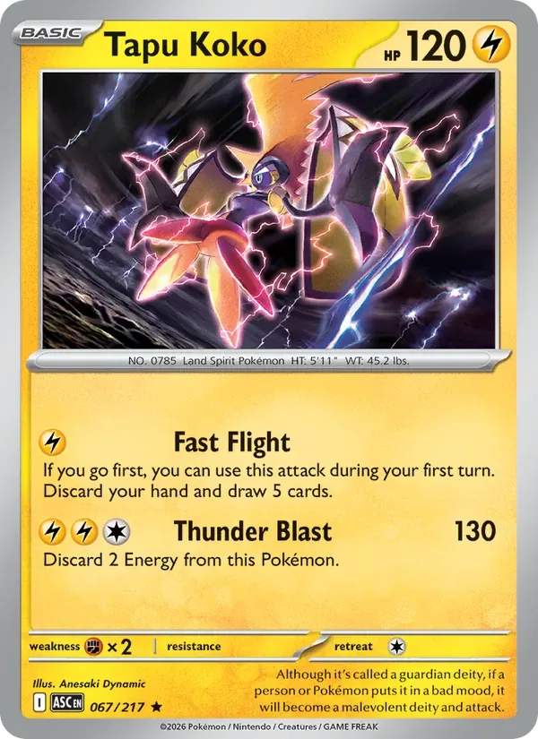 Tapu Koko, Ascended Heroes