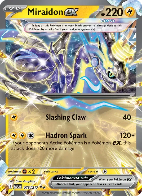 Miraidon ex, Ascended Heroes