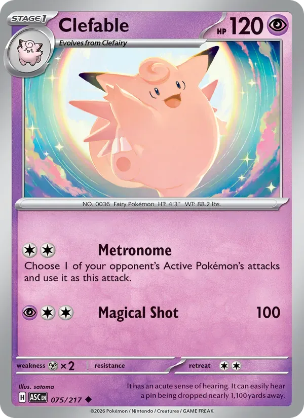 Clefable, Ascended Heroes