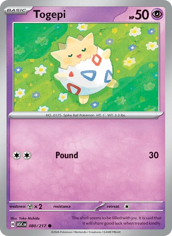 Togepi, Ascended Heroes