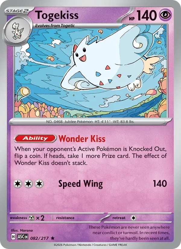 Togekiss, Ascended Heroes