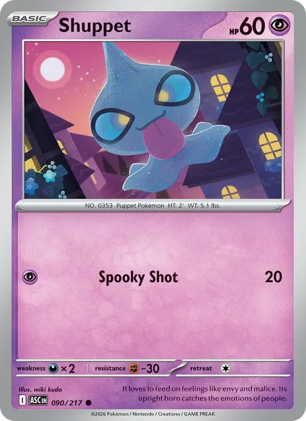 Shuppet, Ascended Heroes