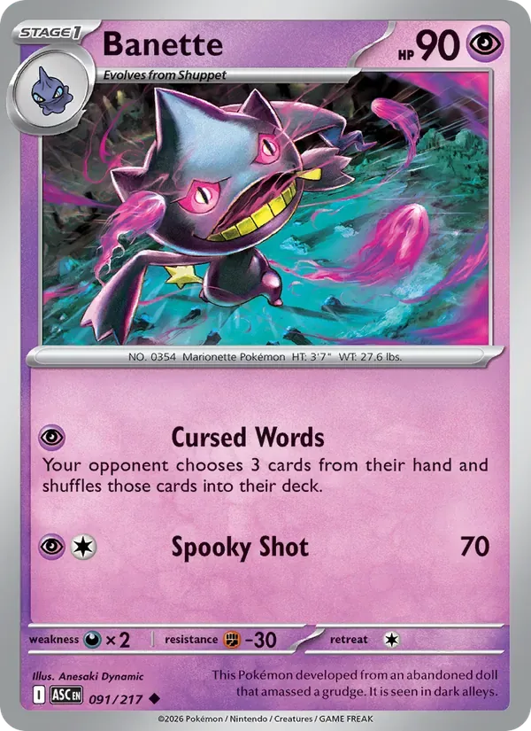 Banette, Ascended Heroes