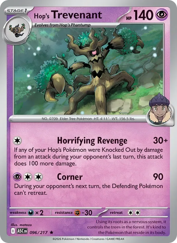 Hop's Trevenant, Ascended Heroes