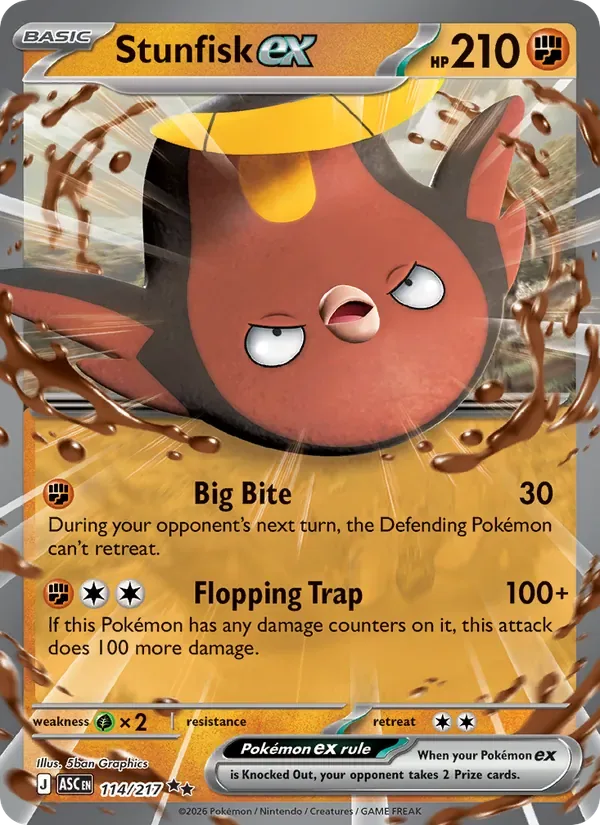 Stunfisk ex, Ascended Heroes