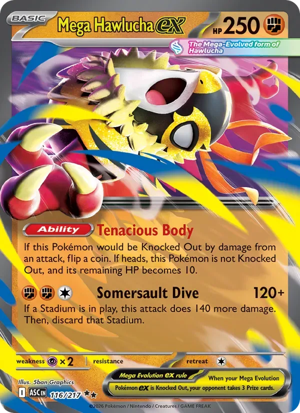 Mega Hawlucha ex, Ascended Heroes
