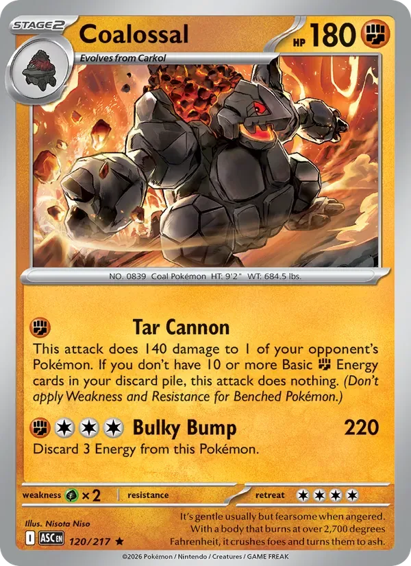 Coalossal, Ascended Heroes