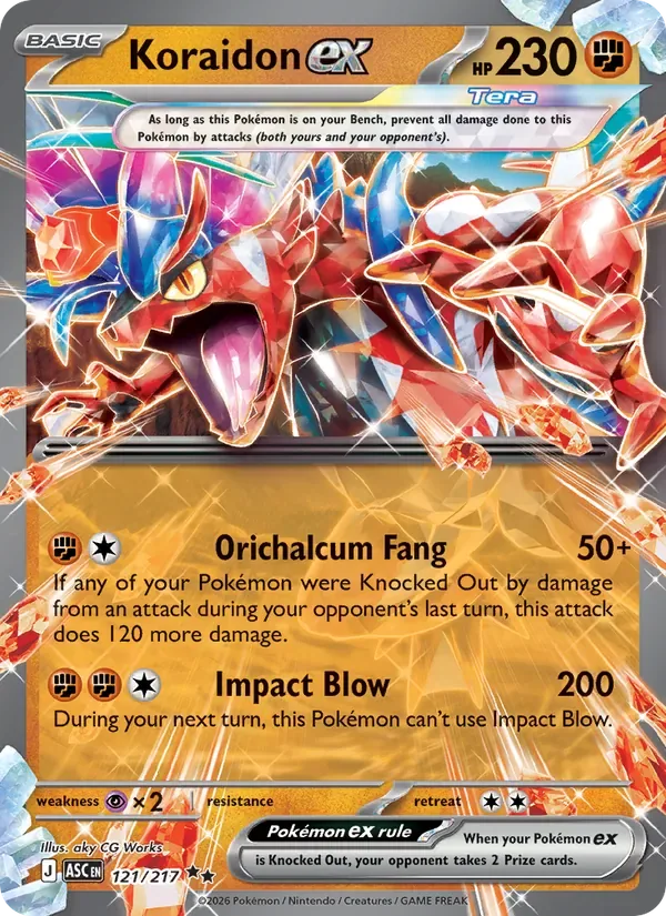 Koraidon ex, Ascended Heroes