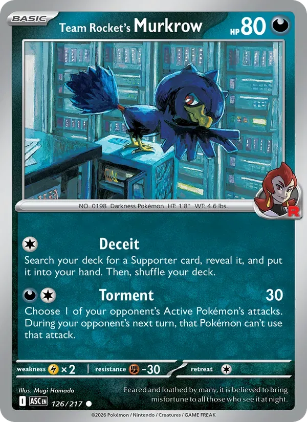 Team Rocket's Murkrow, Ascended Heroes