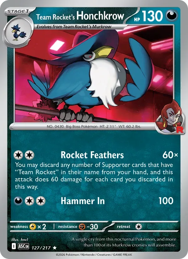 Team Rocket's Honchkrow, Ascended Heroes