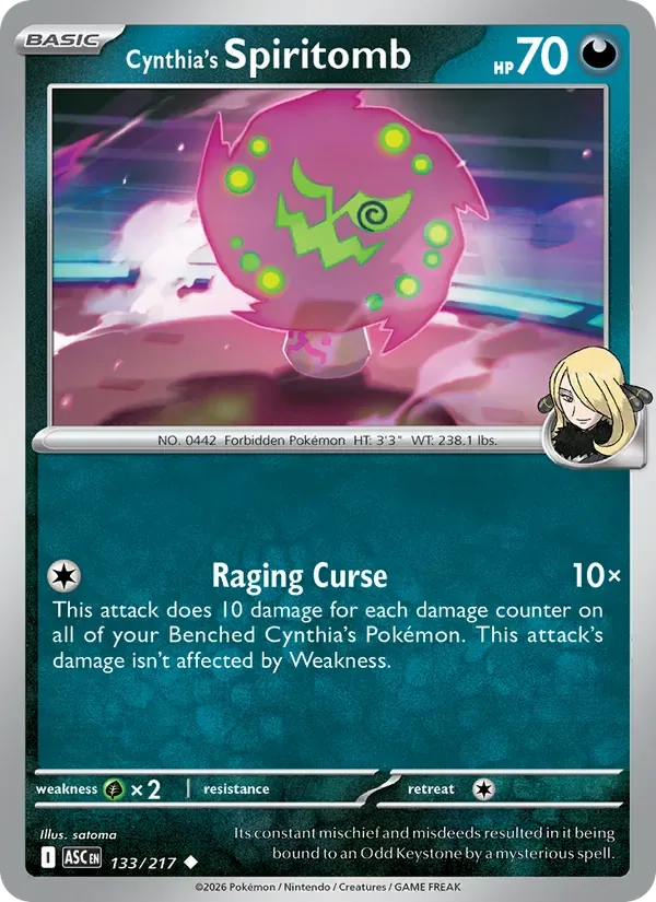 Cynthia's Spiritomb, Ascended Heroes